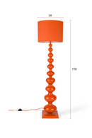Orange Iron Floor Lamp | Bold Monkey When Orange is King | Dutchfurniture.com