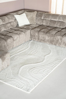 White Swirl Wool Carpet | By-Boo Soil | Dutchfurniture.com