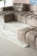 White Swirl Wool Carpet | By-Boo Soil | Dutchfurniture.com