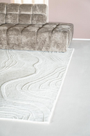 White Swirl Wool Carpet | By-Boo Soil | Dutchfurniture.com