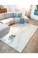 White Swirl Wool Carpet | By-Boo Soil | Dutchfurniture.com