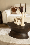 Wooden Organic Coffee Table | By-Boo Cobble