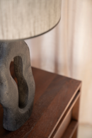 Black Organic-Shaped Base Table Lamp | By-Boo Shiboo | Dutchfurniture.com