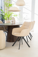 Upholstered Swivel Armchair (2) | By-Boo Bliss | Dutchfurniture.com