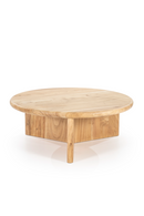 Round Wooden Coffee Table L | By-Boo Leoti | Dutchfurniture.com