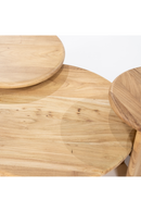 Round Wooden Coffee Table L | By-Boo Leoti | Dutchfurniture.com