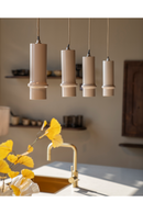 Beige Cylindrical Pendant Lamp | By-Boo Cylin | Dutchfurniture.com