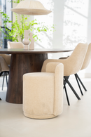 Fabric Round Accent Chair | By-Boo Marque | Oroatrade.com
