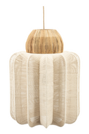 Natural Fiber Fluted Pendant Light | By-Boo Reb | Dutchfurniture.com