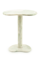 Marble Pedestal Side Table | By-Boo Rosso | Dutchfurniture.com