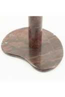 Marble Pedestal Side Table | By-Boo Rosso | Dutchfurniture.com