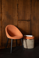 Bouclé Tub Dining Chair | Dutchbone Fenna | Dutchfurniture.com