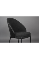 Black Bouclé Dining Chairs (2) | Dutchbone Rodin | Dutchfurniture.com