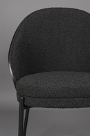 Black Bouclé Dining Chairs (2) | Dutchbone Rodin | Dutchfurniture.com