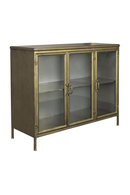 Antique Brass 3-Door Sideboard | Dutchbone Gertlush | Dutchfurniture.com