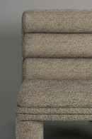 Bouclé Channeled Lounge Chair | Dutchbone Fern | Dutchfurniture.com
