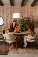 Bouclé Curved Dining Chairs (2) | Dutchbone Naida| Dutchfurniture.com
