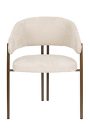 Bouclé Curved Dining Chairs (2) | Dutchbone Naida| Dutchfurniture.com
