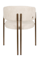 Bouclé Curved Dining Chairs (2) | Dutchbone Naida| Dutchfurniture.com
