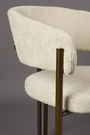 Bouclé Curved Dining Chairs (2) | Dutchbone Naida| Dutchfurniture.com
