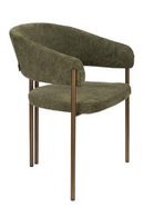 Bouclé Curved Dining Chairs (2) | Dutchbone Naida| Dutchfurniture.com
