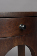 Semi-Circle 1-Drawer Side Table | Dutchbone Belvedere | Dutchfurniture.com