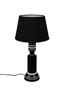 Black Linen Table Lamp | Dutchbone Virgil | Dutchfurniture.com