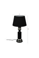 Black Linen Table Lamp | Dutchbone Virgil | Dutchfurniture.com
