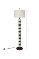 Cotton Shade Floor Lamp | Dutchbone Vertigo | Dutchfurniture.com