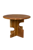Notched Base Wooden Side Table | Dutchbone Morgan | Dutchfurniture.com