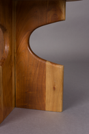 Notched Base Wooden Side Table | Dutchbone Morgan | Dutchfurniture.com