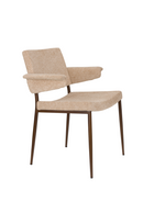 Curved Arm Dining Chair (2) | Dutchbone Portland | Dutchfurniture.com