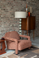 Melange Fabric Lounge Chair | Dutchbone Kent | Dutchfurniture.com