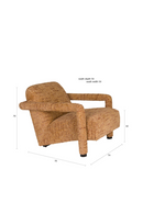 Melange Fabric Lounge Chair | Dutchbone Kent | Dutchfurniture.com