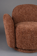 Melange Fabric Swivel Lounge Chair | Dutchone Rose | Dutchfurniture.com