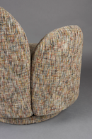 Melange Fabric Swivel Lounge Chair | Dutchone Rose | Dutchfurniture.com