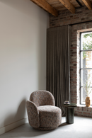 Melange Fabric Swivel Lounge Chair | Dutchone Rose | Dutchfurniture.com