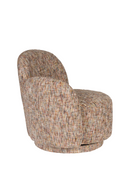 Melange Fabric Swivel Lounge Chair | Dutchone Rose | Dutchfurniture.com