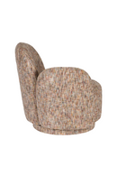 Melange Fabric Swivel Lounge Chair | Dutchone Rose | Dutchfurniture.com