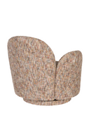 Melange Fabric Swivel Lounge Chair | Dutchone Rose | Dutchfurniture.com
