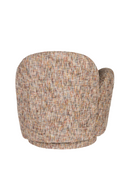 Melange Fabric Swivel Lounge Chair | Dutchone Rose | Dutchfurniture.com