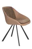 Upholstered Shell Dining Chairs (2) | Dutchbone Wakefield | Dutchfurniture.com