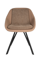 Upholstered Shell Dining Chairs (2) | Dutchbone Wakefield | Dutchfurniture.com