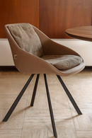 Upholstered Shell Dining Chairs (2) | Dutchbone Wakefield | Dutchfurniture.com