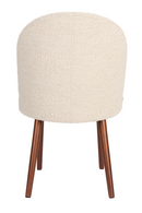 Bouclé Curved Dining Chair (2) | Dutchbone Barbara | Dutchfurniture.com