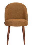 Bouclé Curved Dining Chair (2) | Dutchbone Barbara | Dutchfurniture.com