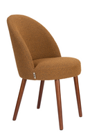 Bouclé Curved Dining Chair (2) | Dutchbone Barbara | Dutchfurniture.com