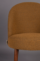 Bouclé Curved Dining Chair (2) | Dutchbone Barbara | Dutchfurniture.com