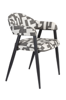 Graphic Patterned Dining Chair (2) | Dutchbone Miyo | Dutchfurniture.com