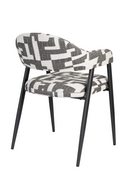 Graphic Patterned Dining Chair (2) | Dutchbone Miyo | Dutchfurniture.com